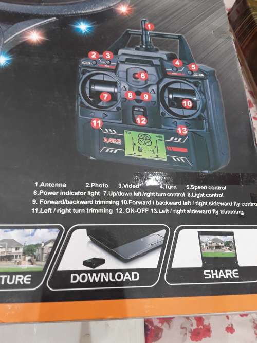 6 AXIS GYRO SYSTEM ROTOR QUADCOPTER(2.4GHZ)REMOTE CONTROL_SEE DESCRIPTION FOR SHIPPING