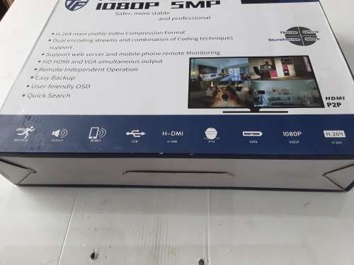 16 CHANNELS FULL HD AHD 1080P,5MP DVR INCL.POWER SUPPLY, REMOTE AND MOUSE
