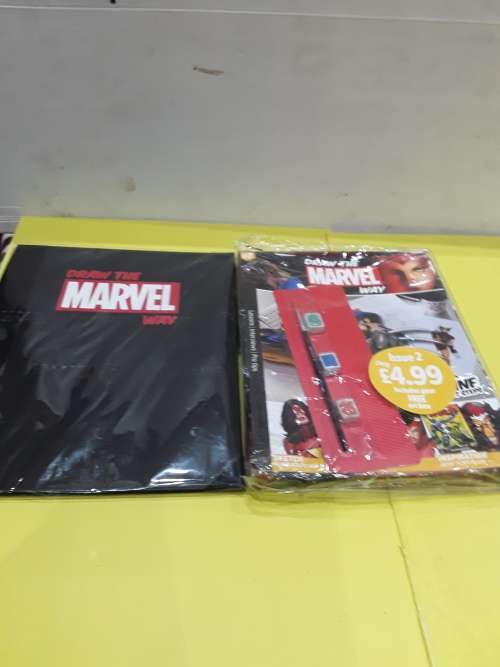 10 ISSUES OF DRAW THE MARVEL WAY(42 PIECES)STEP BY STEP GUIDE