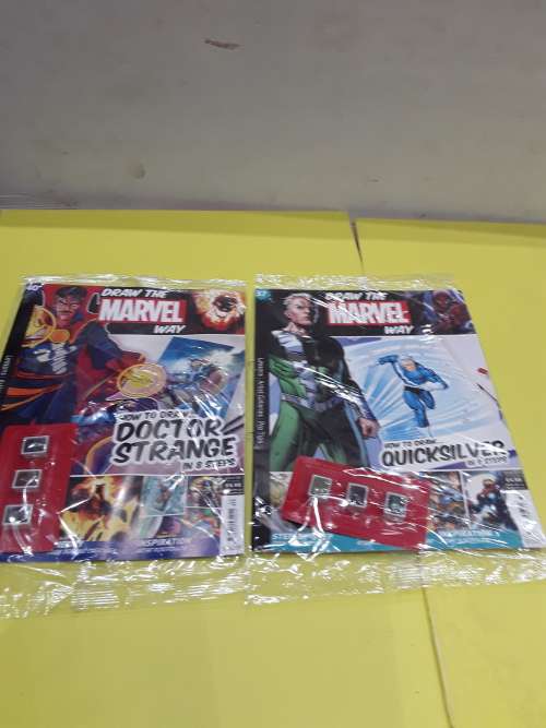 10 ISSUES OF DRAW THE MARVEL WAY(42 PIECES)STEP BY STEP GUIDE
