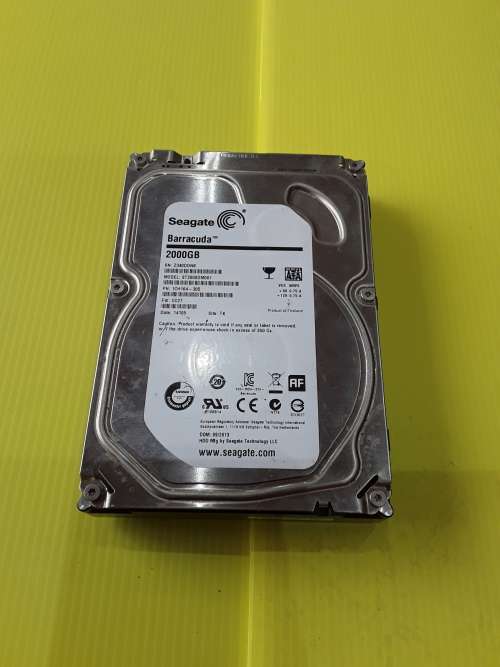 2000gb SEAGATE BARRACUDA HARDDRIVE(UNUSED)