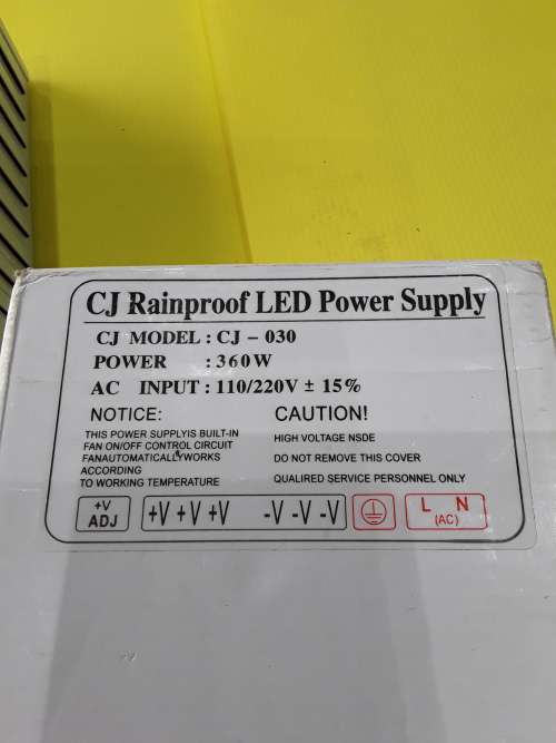 CJ RAINPROOF LED POWER SUPPLY