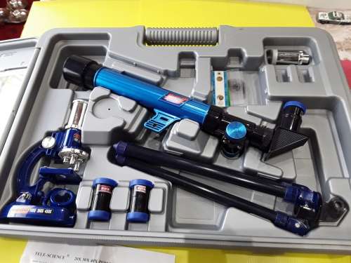 TELESCOPE AND MICROSCOPE DELUXE SET