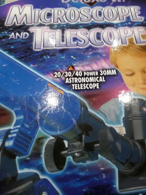 TELESCOPE AND MICROSCOPE DELUXE SET