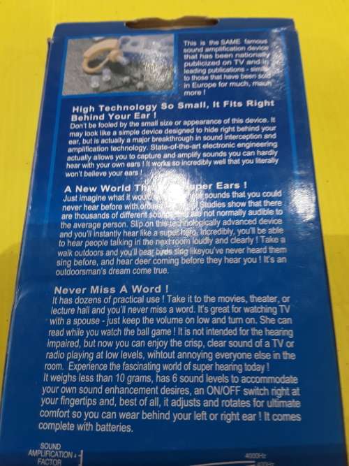 CYBER SONIC HEARING AIDS