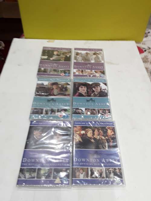 6 X DOWNTOWN ABBEY DVD COLLECTION (ORIGINAL & SEALED)ONE BID
