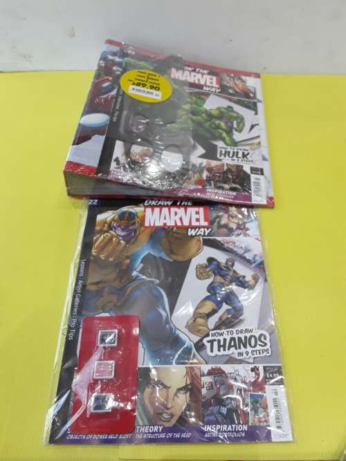 DRAW THE MARVEL WAY(15 CHARACTERS-60 PIECES)ONE BID TAKES ALL