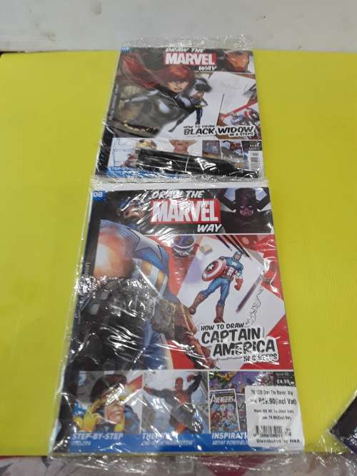 DRAW THE MARVEL WAY(15 CHARACTERS-60 PIECES)ONE BID TAKES ALL