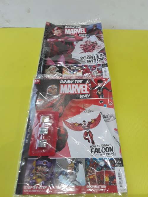 DRAW THE MARVEL WAY(15 CHARACTERS-60 PIECES)ONE BID TAKES ALL