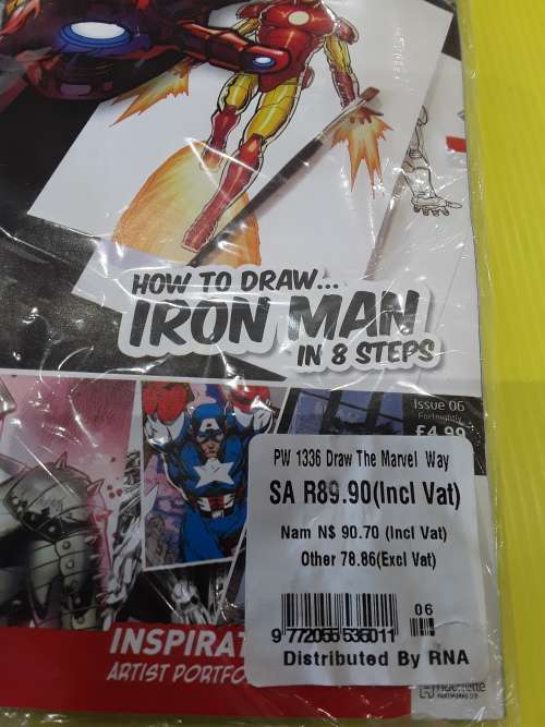 DRAW THE MARVEL WAY(15 CHARACTERS-60 PIECES)ONE BID TAKES ALL