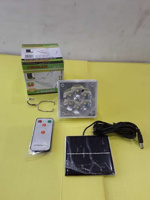 REMOTE CONTROLLED LED SOLAR LAMP(DIMMABLE FUNCTION)