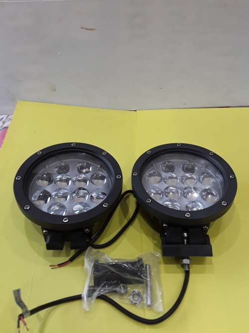 PAIR OF 60 WATTS LED FOG LIGHTS (ROHS IP 67)18 CM IN DIAMETER EACH