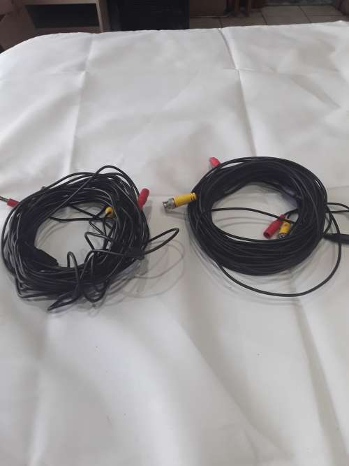 2 x 20M CCTV POWER CABLES,ONE BID
