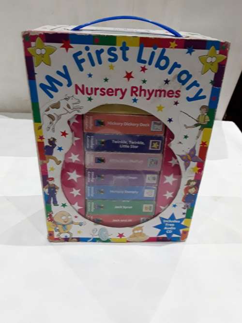 MY FIRST LIBRARY NURSERY RHYMES INCLUDES 8 EDUCATIONAL BOOKS