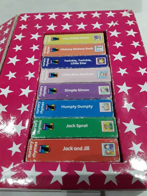 MY FIRST LIBRARY NURSERY RHYMES INCLUDES 8 EDUCATIONAL BOOKS