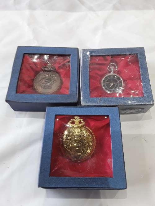 3 X CLASSIC METAL QUARTZ POCKETWATCHES(TO CHOSE OR TAKE ALL)