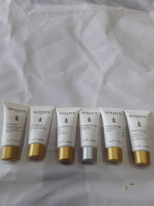 6 X SOTHYS PARIS  15ML FACE CARE TREATMENT (FEEL THE DIFFERENCE)MASK,SERUM,AGE DEFYING ETC...ONE BID