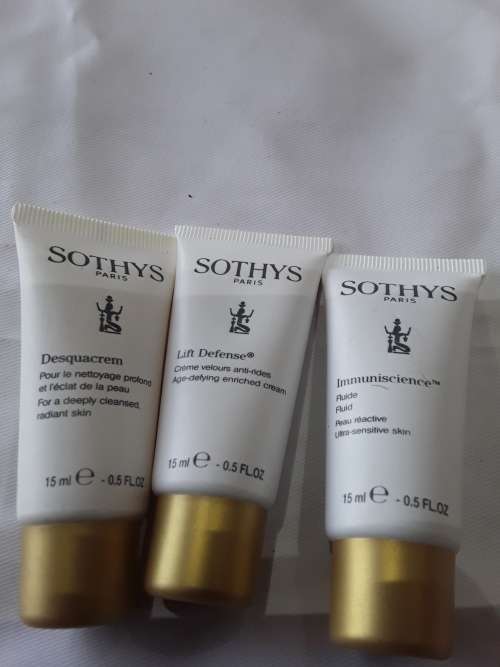6 X SOTHYS PARIS  15ML FACE CARE TREATMENT (FEEL THE DIFFERENCE)MASK,SERUM,AGE DEFYING ETC...ONE BID