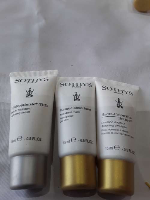6 X SOTHYS PARIS  15ML FACE CARE TREATMENT (FEEL THE DIFFERENCE)MASK,SERUM,AGE DEFYING ETC...ONE BID