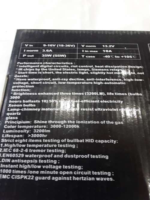 HID XENON LIGHTS(2500 HOURS LIFE SPAN)H4-3