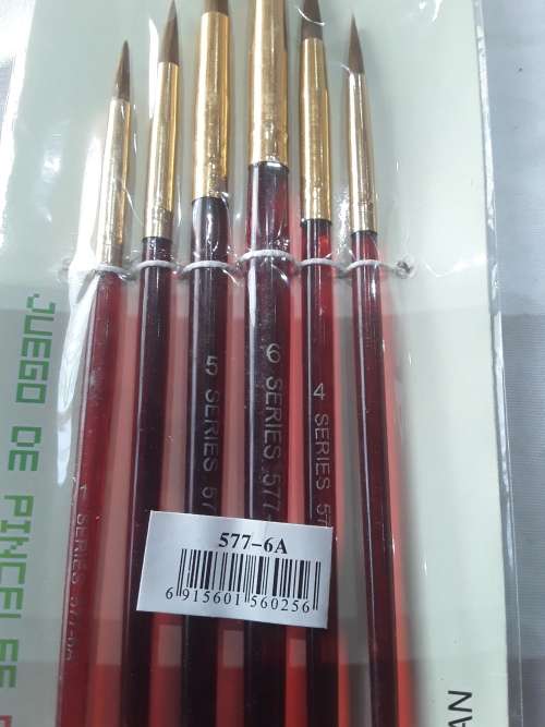 PAINT BRUSH SET(6 SIZES)