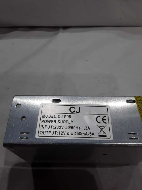 12 V,5 AMPS CCTV POWER SUPPLY
