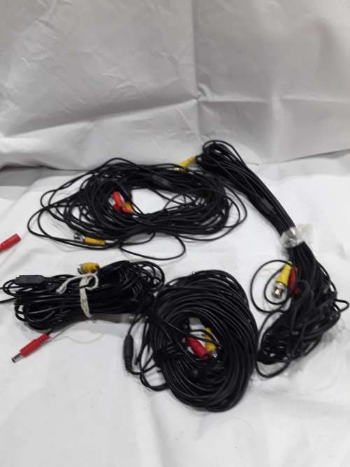 4 x 10M CCTV POWER CABLES,ONE BID FOR ALL