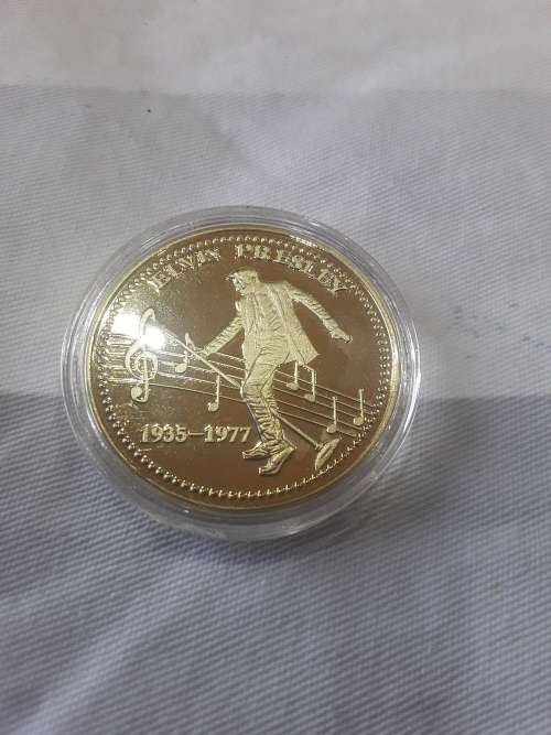 SIGNED ELVIS PRESLEY COIN(ENCAPSULATED)