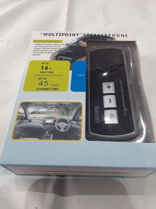 BLUETOOTH MULTIPOINT SPEAKER PHONE (UP TO 16 HRS TALK TIME)