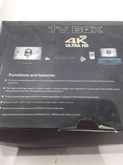 REMOTE CONTROLLED 4K TV BOX