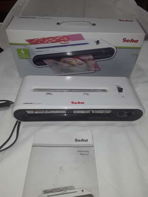 A4 LAMINATOR(USED TWICE ONLY)HOME OR OFFICE USE-MADE IN GERMANY