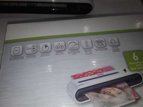 A4 LAMINATOR(USED TWICE ONLY)HOME OR OFFICE USE-MADE IN GERMANY