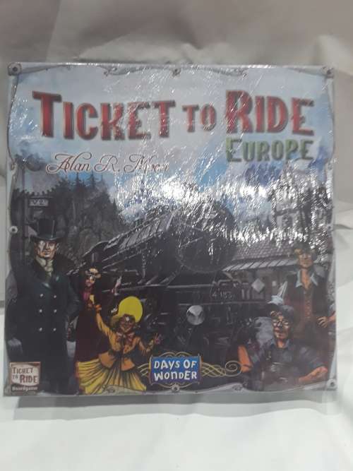 TICKET TO RIDE EUROPE BOARD GAME(ALAN R.MOON)RAILWAY BOARD GAME