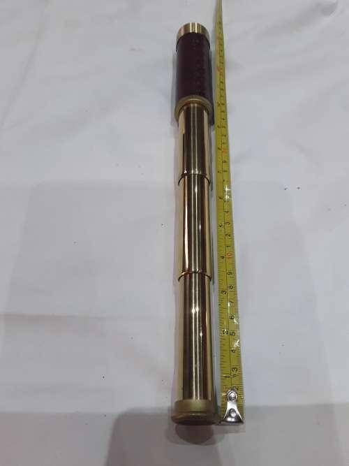 25 x 30mm LONG BRASS NAUTICAL MONOSCOPE TELESCOPE (COPITAR JAPAN)