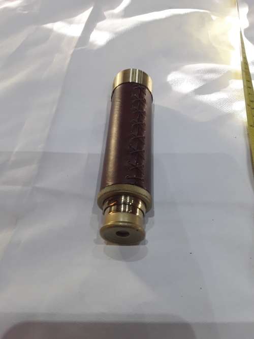 25 x 30mm LONG BRASS NAUTICAL MONOSCOPE TELESCOPE (COPITAR JAPAN)