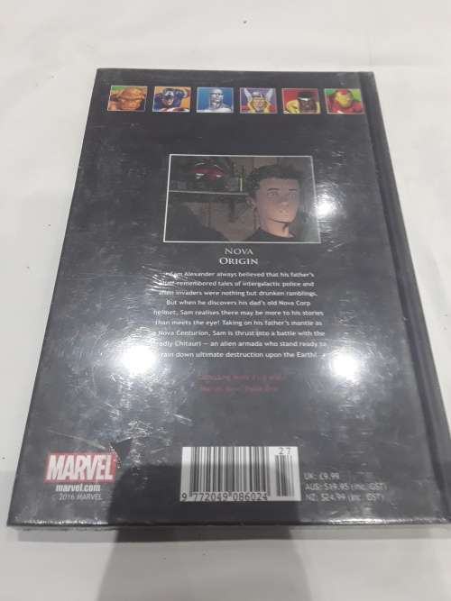 MARVEL HARDCOVER COMIC (NOVA)ORIGIN