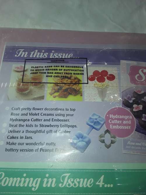 Something Sweet Hydrangea cutter& Embosser with recipe magazine and free file(Issue 3)