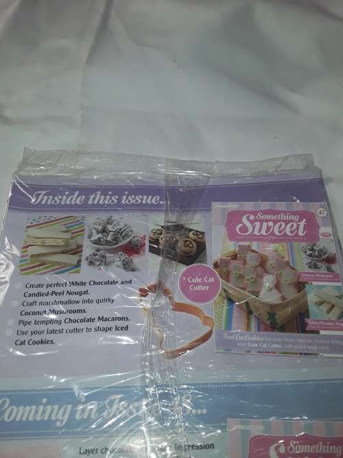 SOMETHING SWEET CUTE CAT CUTTER INCL.RECIPE MAGAZINE ( ISSUE 47)