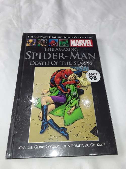 MARVEL HARDCOVER COMIC (THE AMAZING SPIDERMAN)DEATH OF STACY