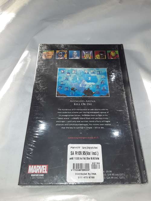 MARVEL HARDCOVER COMIC (AVENGERS ARENA)KILL OR DIE