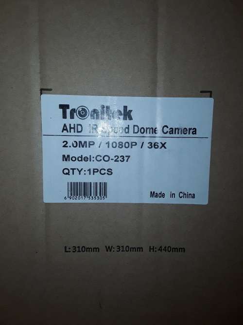 AHD TRONITEK SPEED DOME CAMERA