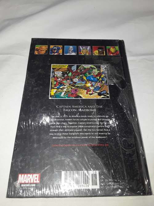 MARVEL HARDCOVER COMIC (CAPTAIN AMERICA AND THE FALCON (MADBOMB)