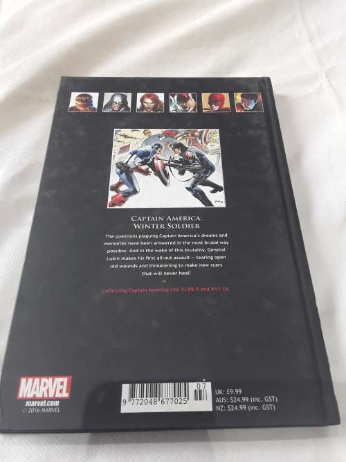 MARVEL HARDCOVER COMIC (CAPTAIN AMERICA)WINTER SOLDIER