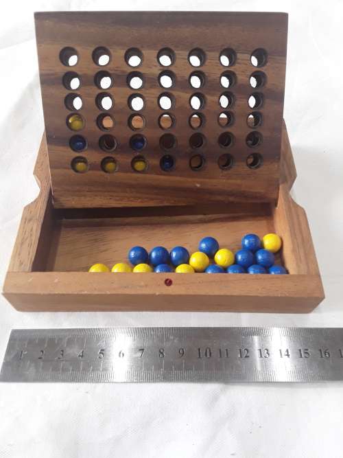 SOLID WOOD BEADED GAME