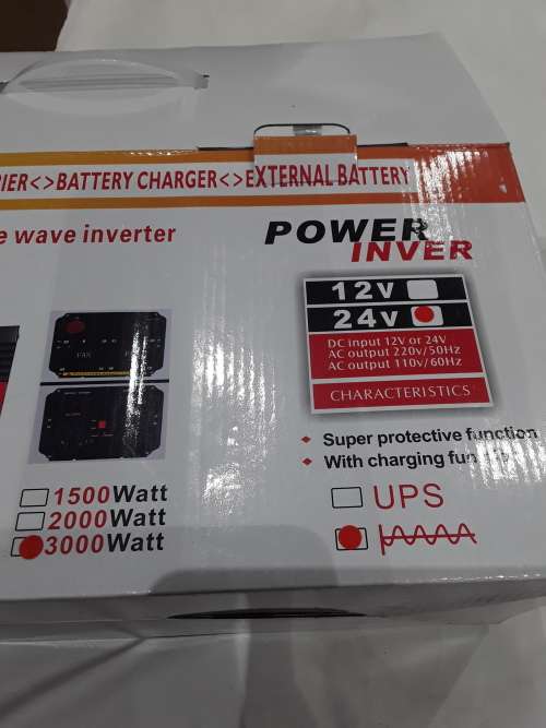 FULLY AUTOMATIC DC-AC INVERTER>BATTERY CHARGER (3000W)