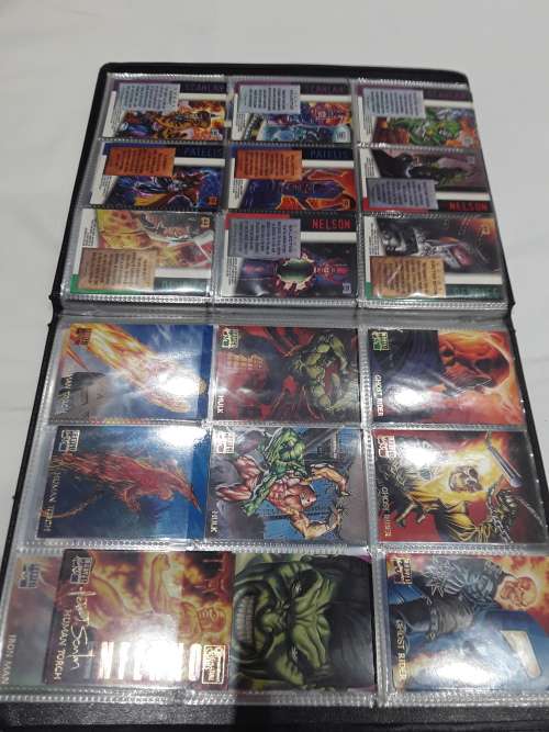 COMPLETE CARD ALBUM OF MARVEL MASTERPIECE COLLECTION