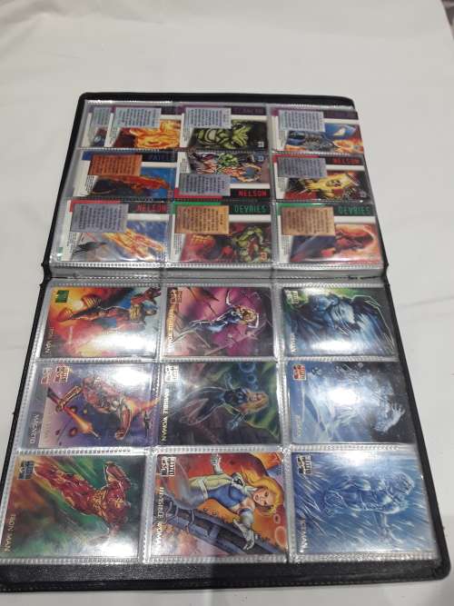 COMPLETE CARD ALBUM OF MARVEL MASTERPIECE COLLECTION