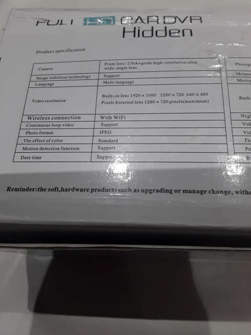 FULL HD CAR DVR(WIFI)DUAL CAMERA