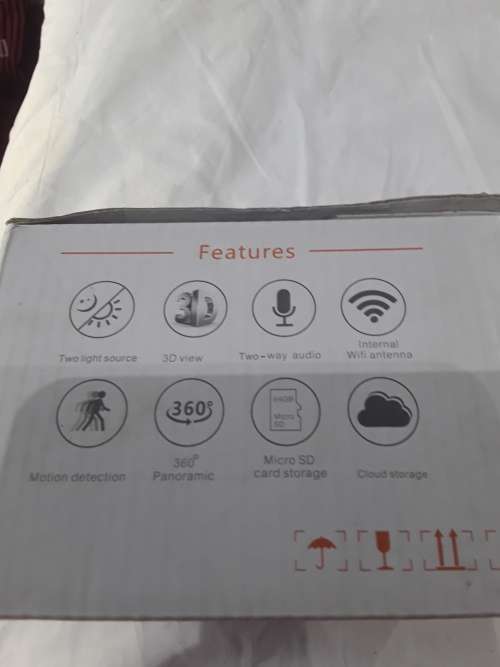 360 DEGREES PANAROMIC WIRELESS LIGHTBULB IP CAMERA