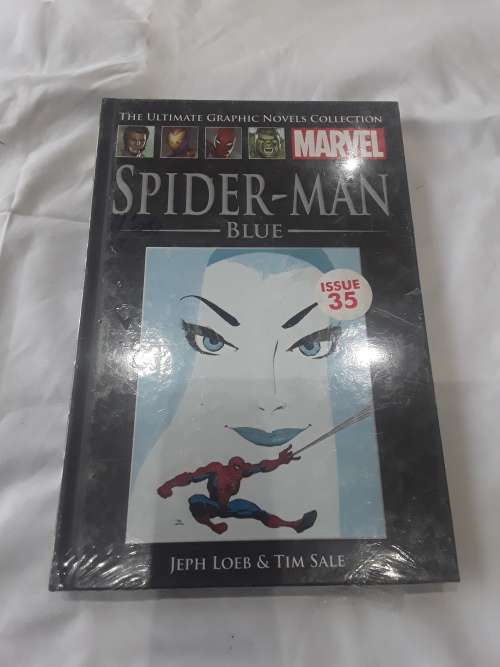MARVEL SUPERHEROES HARDCOVER COMIC,SPIDERMAN BLUE(IMMEDIATE DELIVERY)